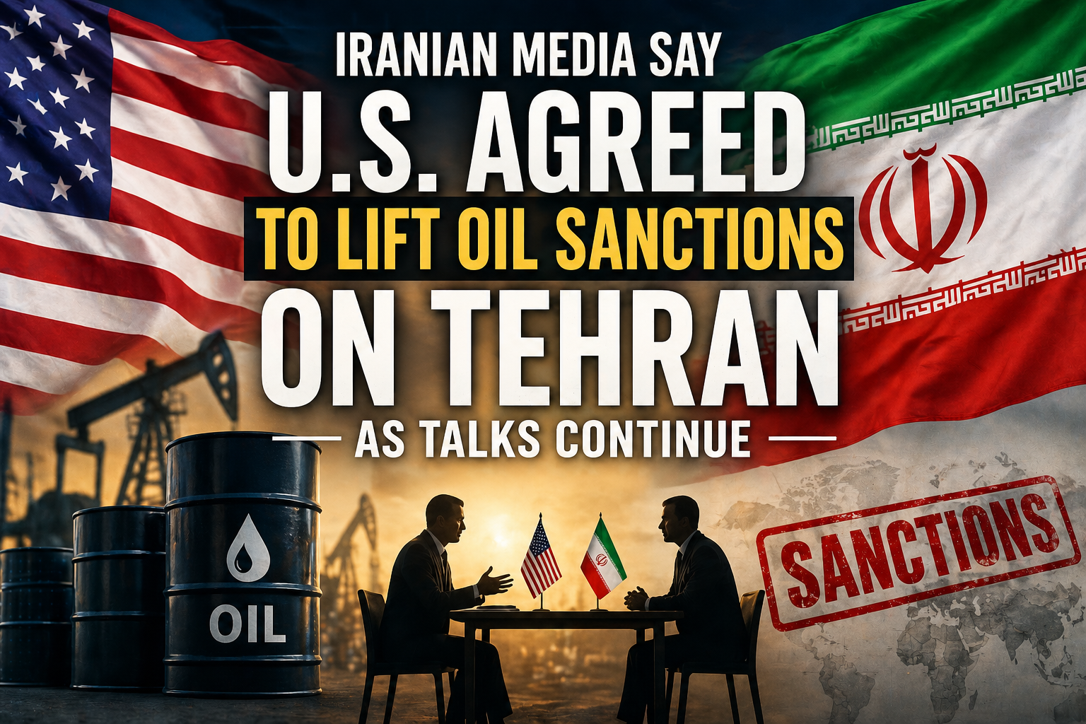 Iranian Media Say U.S. Agreed to Ease Iran Oil Sanctions During Talks